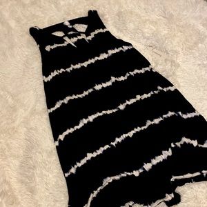 Navy Tie Dye Shift Dress